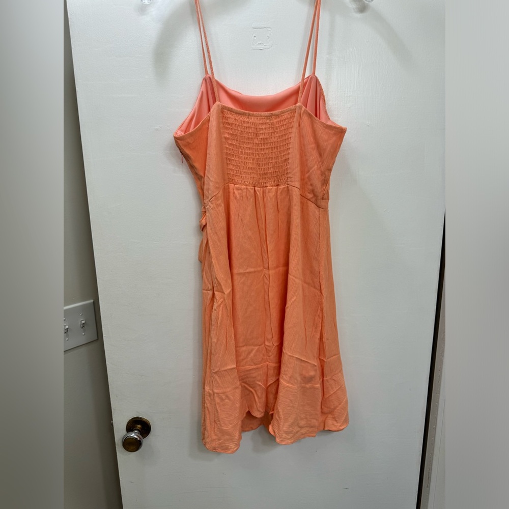 NWOT ALTAR’D STATE orange wrap dress - Picture 2 of 3